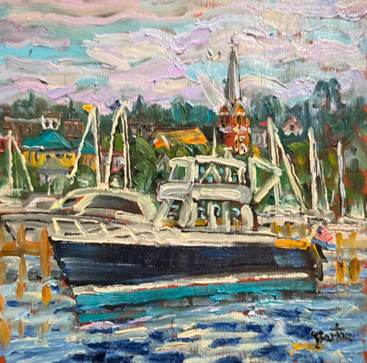 Summer Blues in Petoskey by Kevin Barton