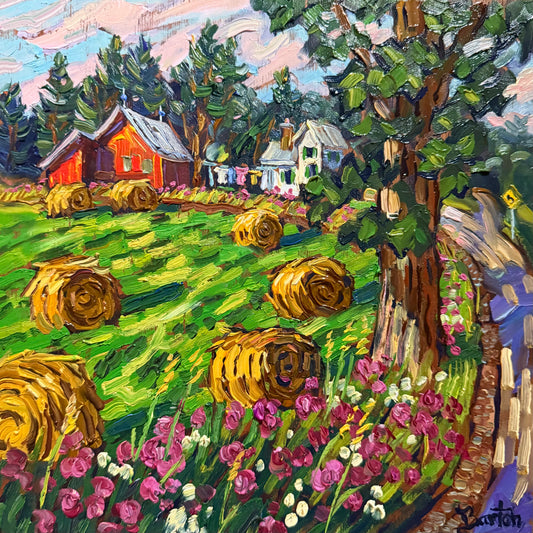 Farm Around the Bend by Kevin Barton