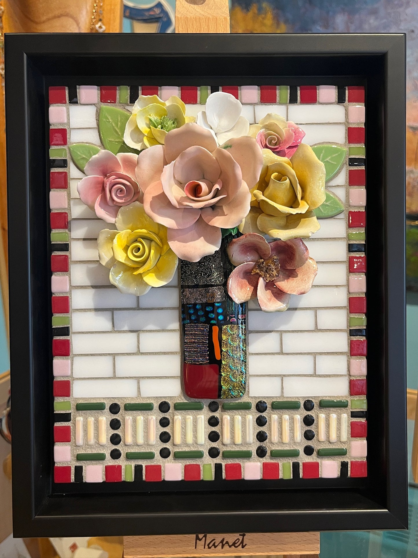 Floral Mosaic 1 by Susan Smith