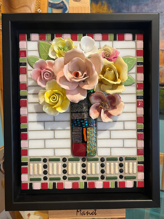 Floral Mosaic 1 by Susan Smith
