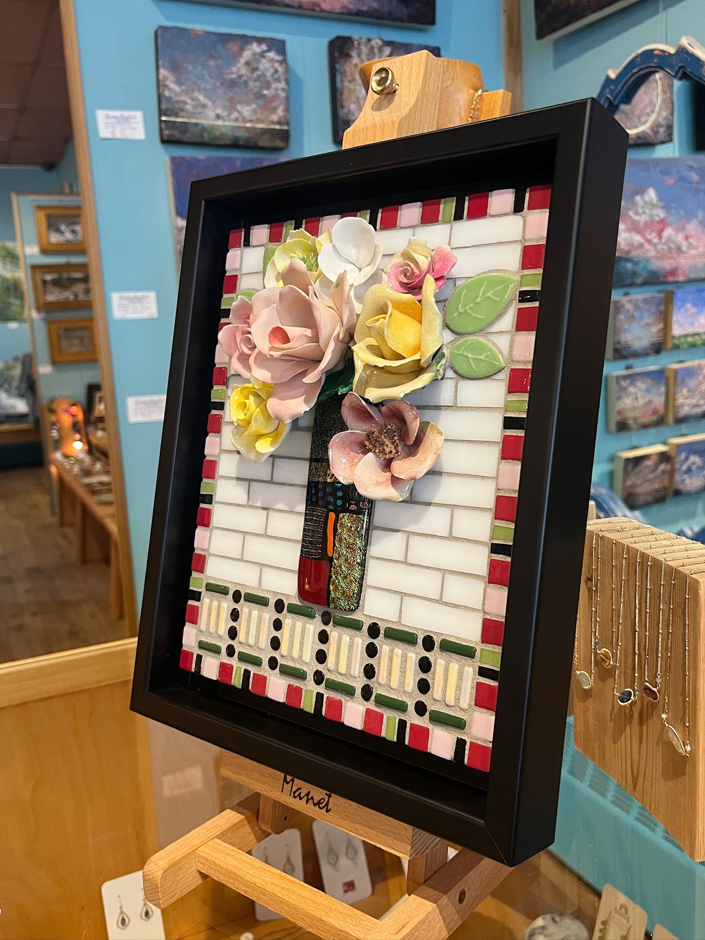 Floral Mosaic 1 by Susan Smith