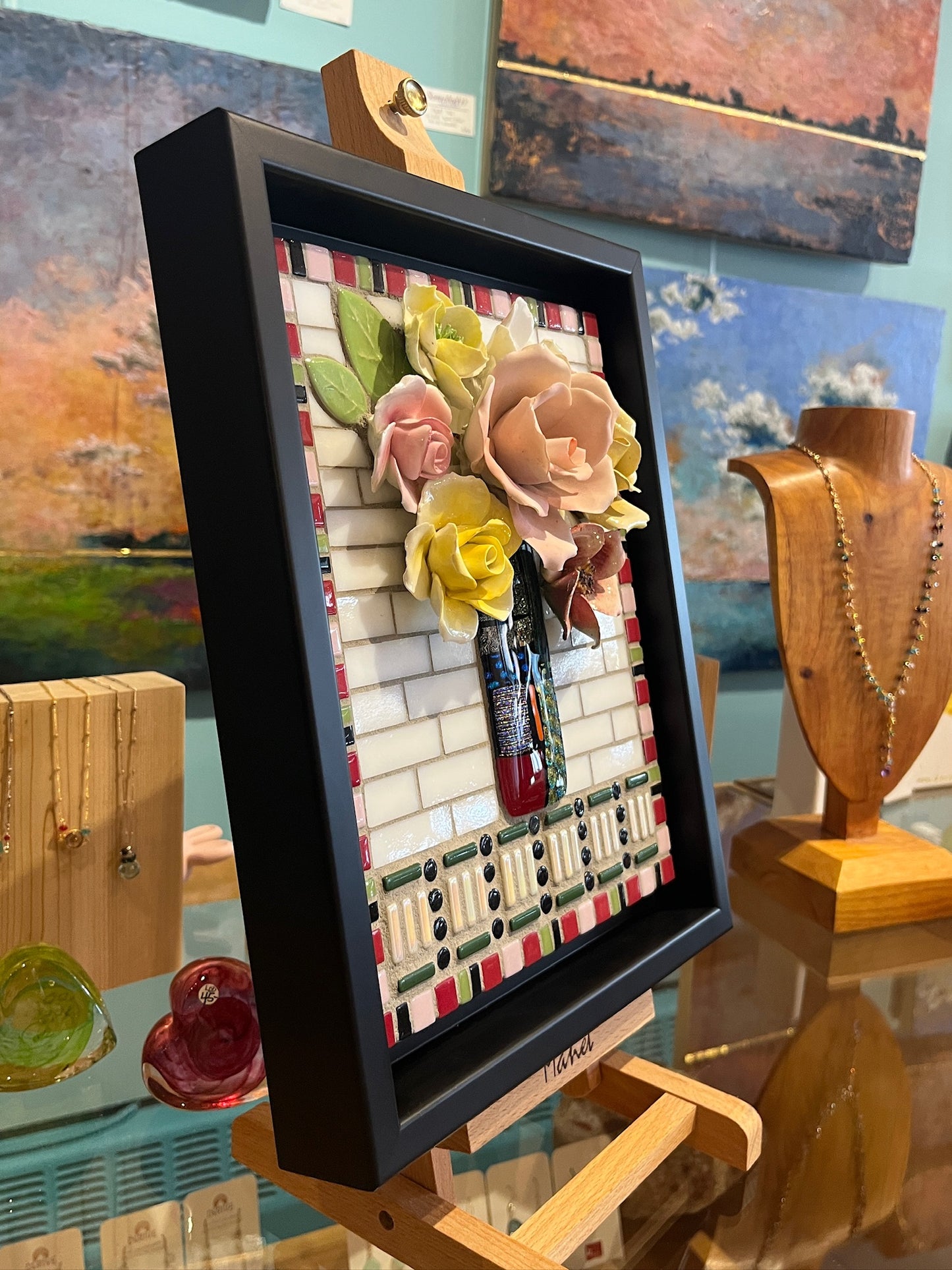 Floral Mosaic 1 by Susan Smith