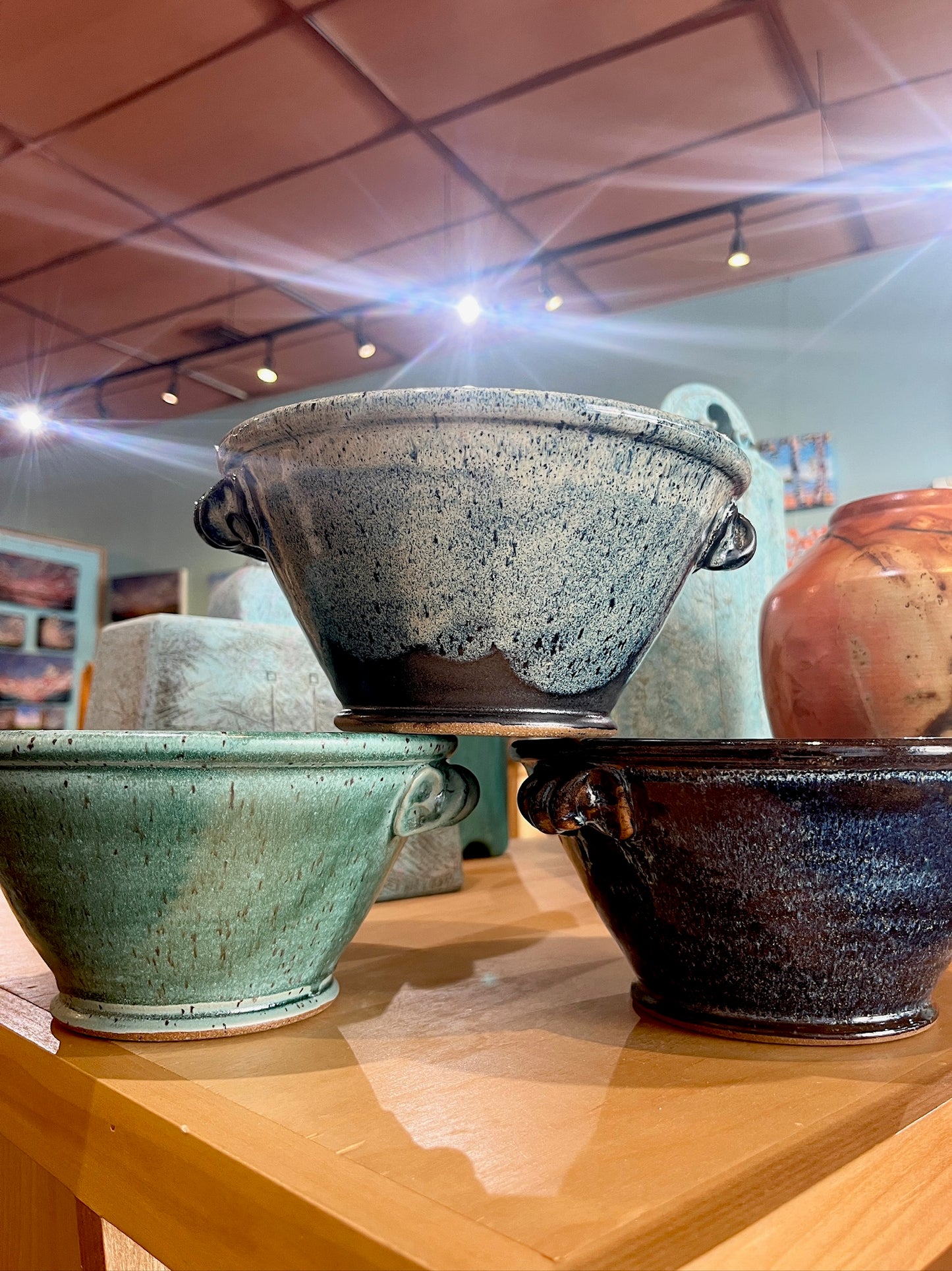 Serving Bowl with Handles by Steve Tubbs