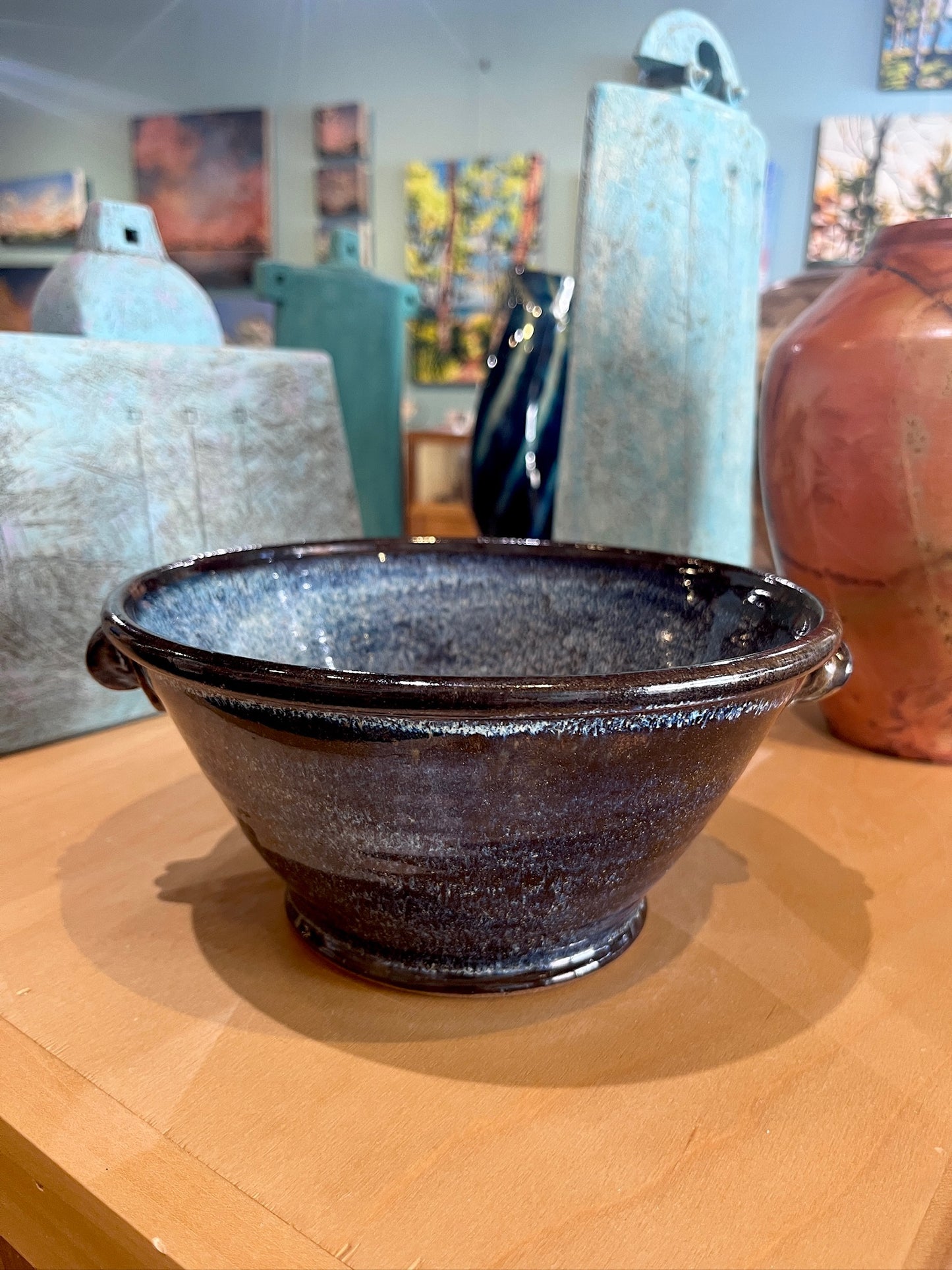 Serving Bowl with Handles by Steve Tubbs