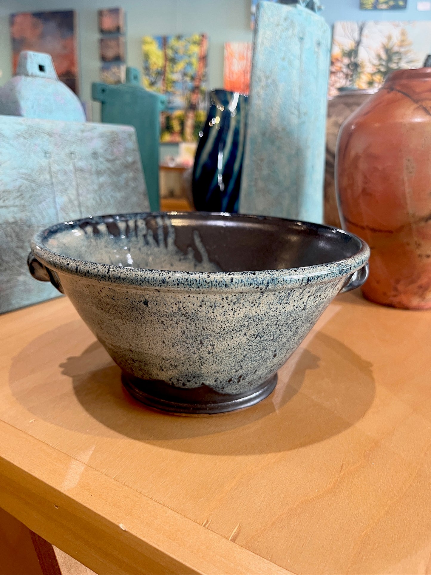 Serving Bowl with Handles by Steve Tubbs