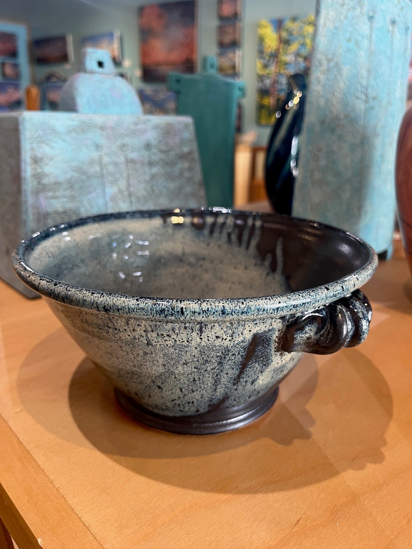 Serving Bowl with Handles by Steve Tubbs