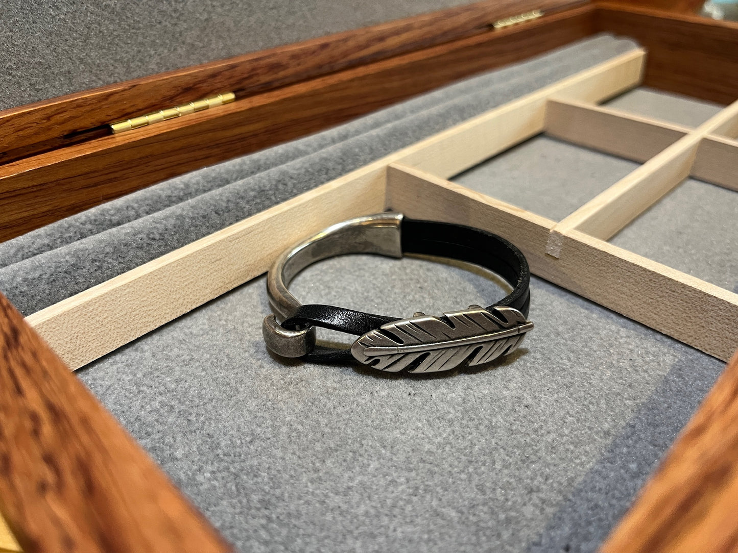 Feather Bracelet by Montana Leather