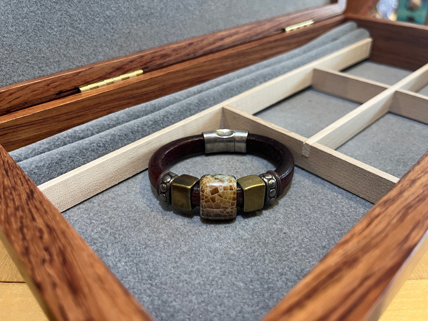 Buffalo Spirit Bracelet by Montana Leather