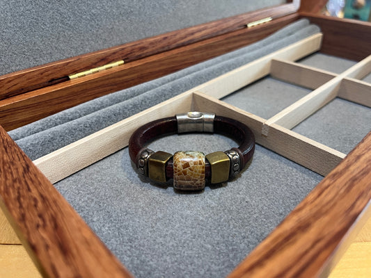 Buffalo Spirit Bracelet by Montana Leather