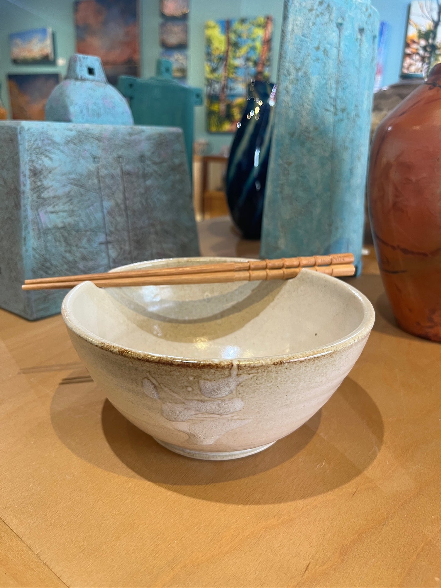 Ramen Bowl by Otis Pottery