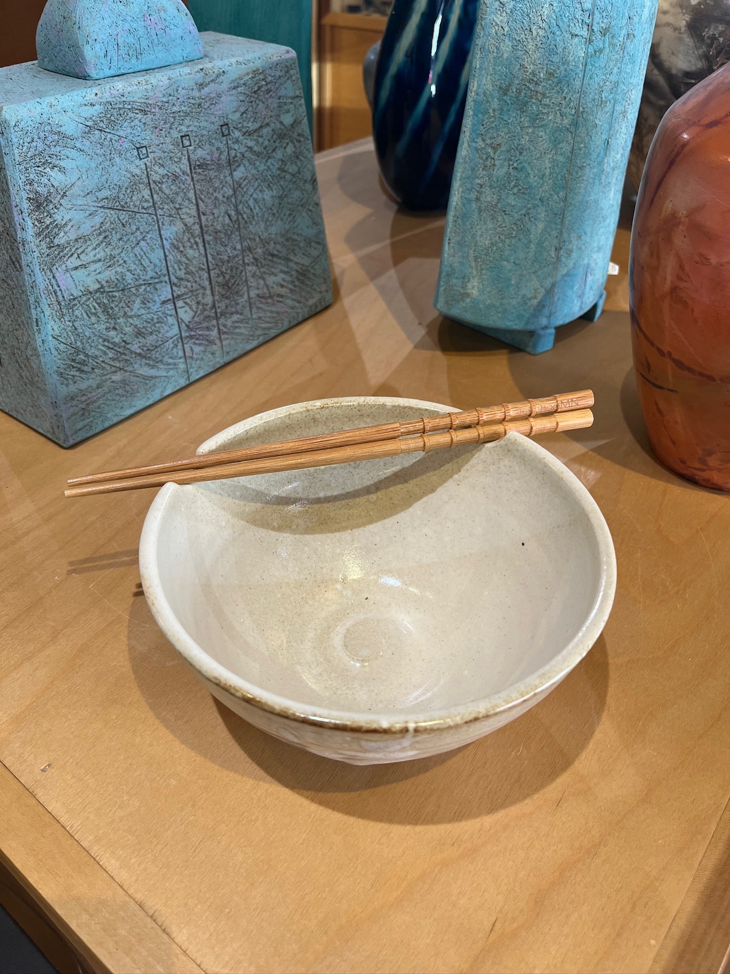 Ramen Bowl by Otis Pottery