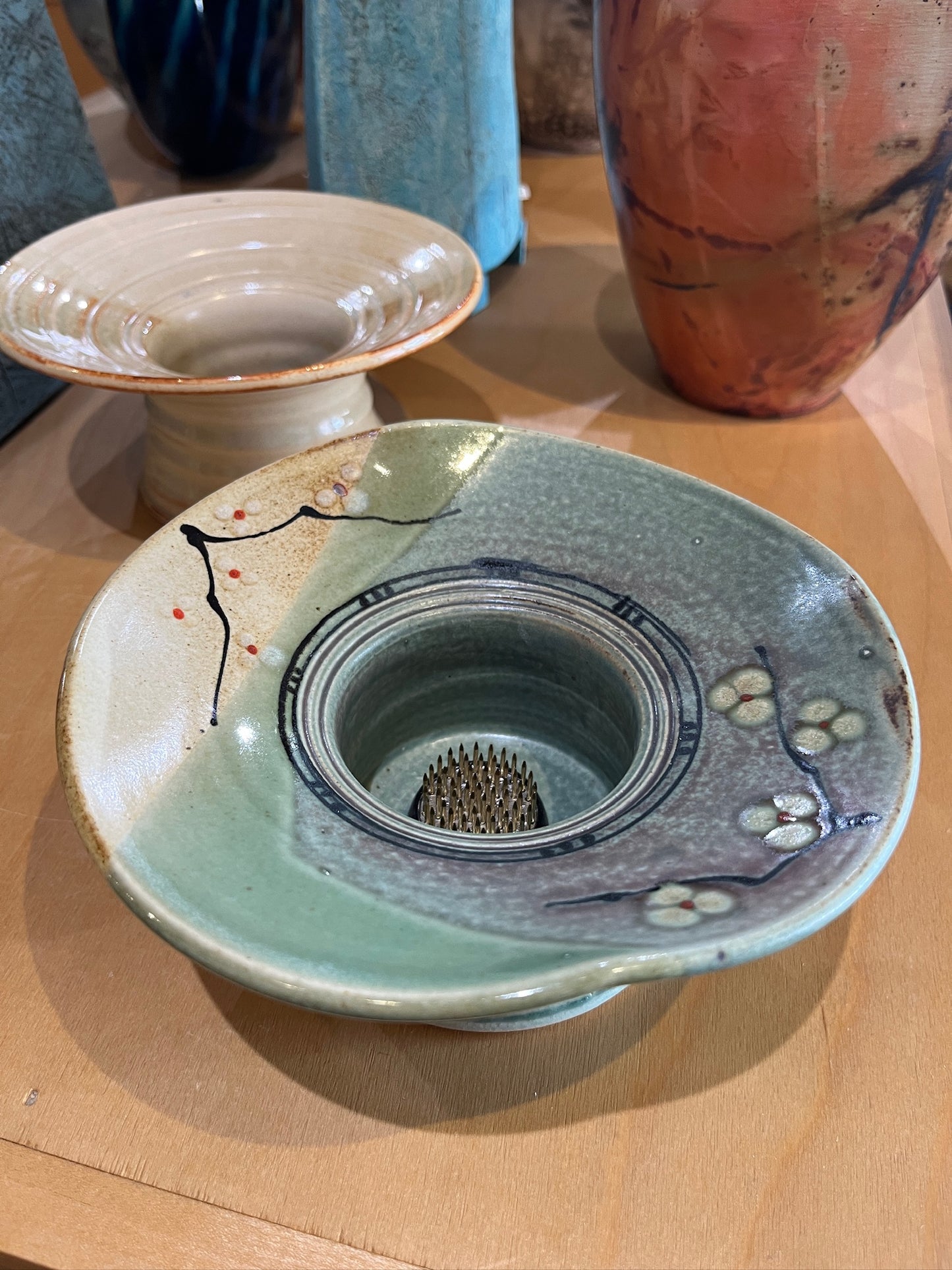 Flower Arranger by Otis Pottery