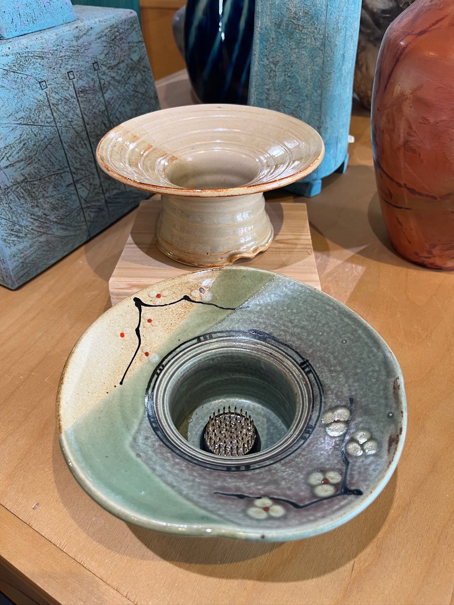 Flower Arranger by Otis Pottery
