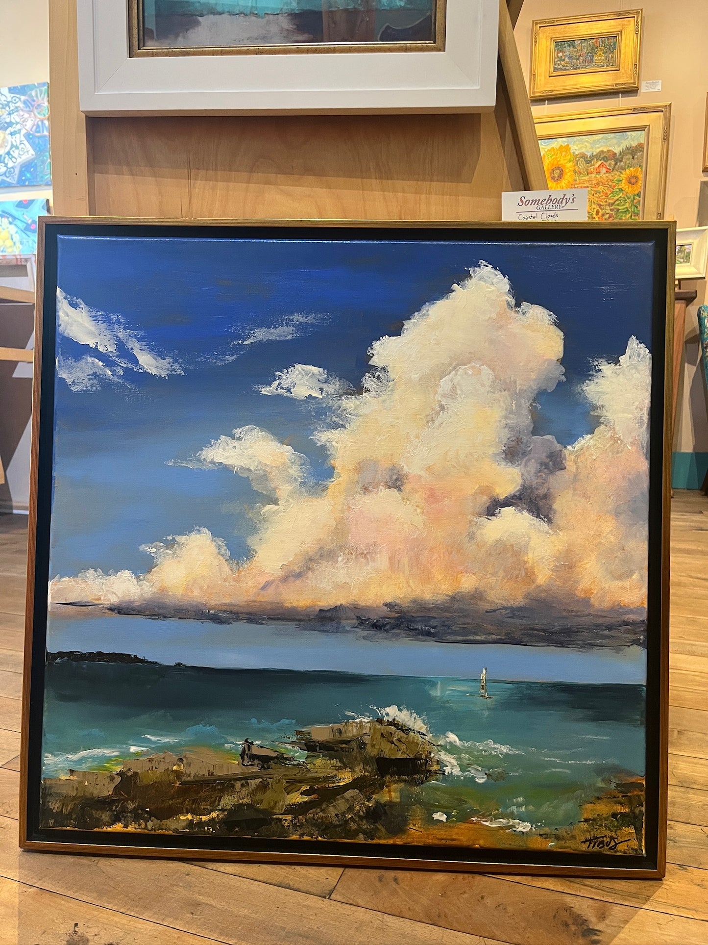 Coastal Clouds by Julie Tibus