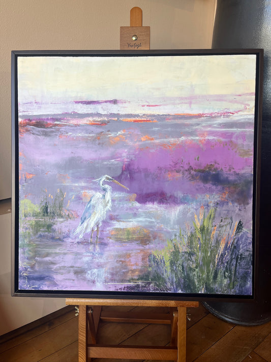 Stillness in the Lavender Mist by Julie Tibus