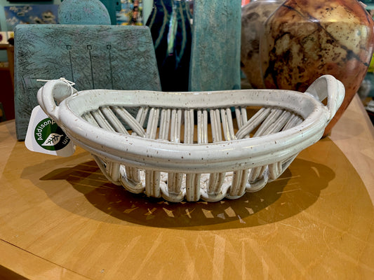 Oval Basket by Addison Pottery