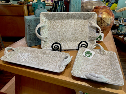 Ferns Tray by Addison Pottery