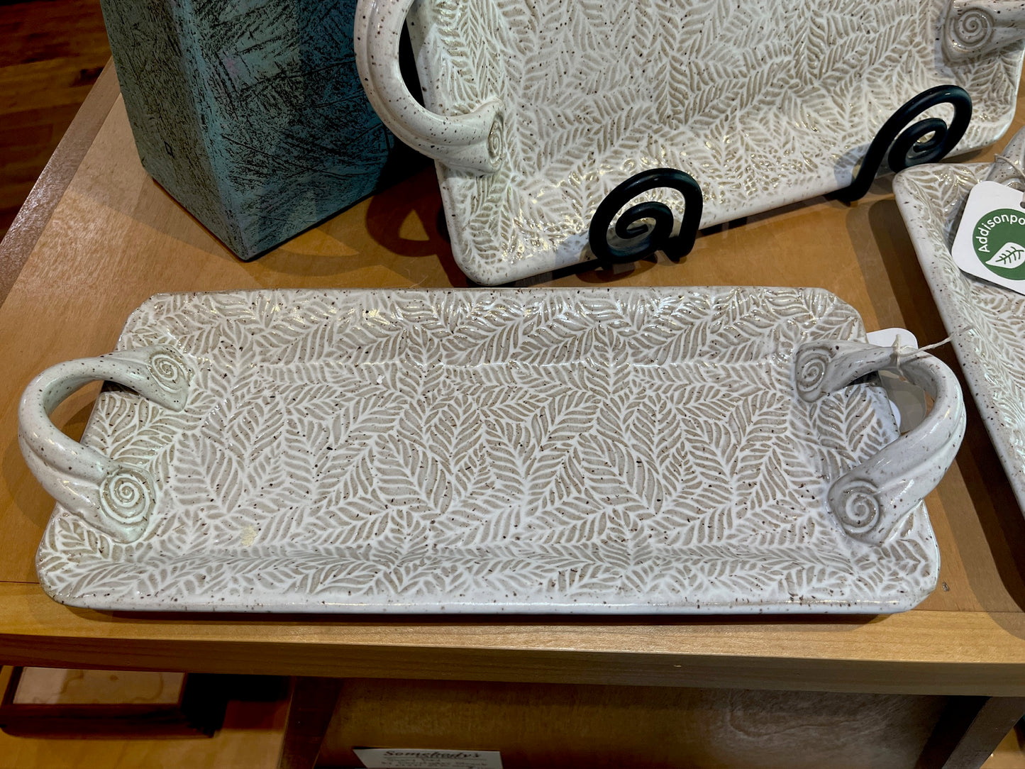 Ferns Tray by Addison Pottery