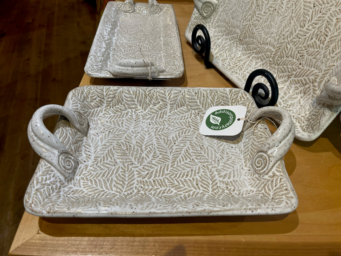 Ferns Tray by Addison Pottery