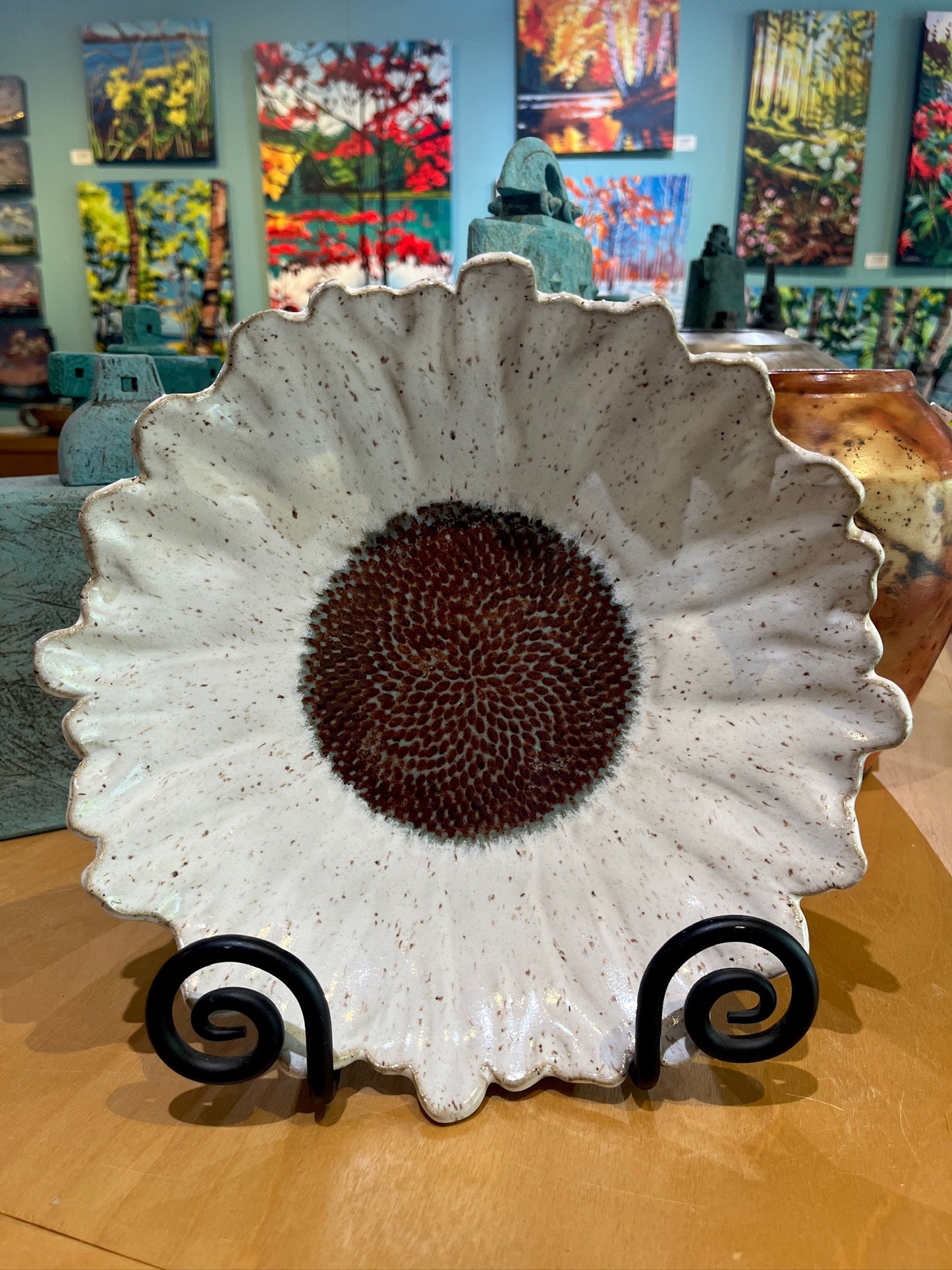 Sunflower Bowl by Addison Pottery
