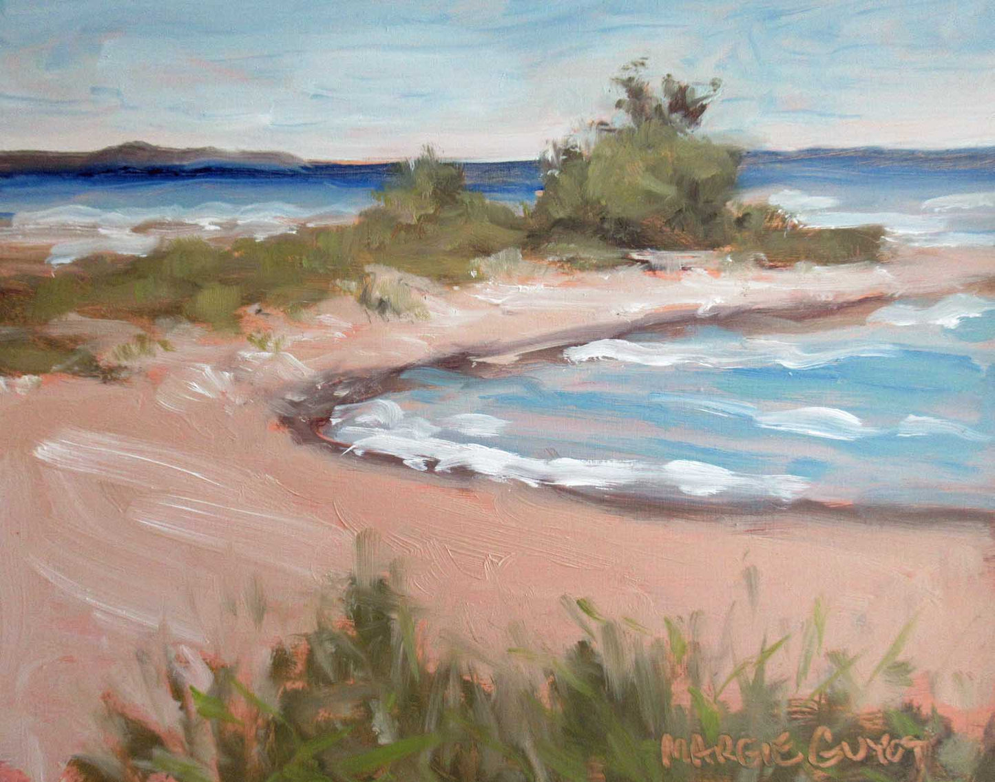 Sunny Afternoon at Norwood Beach by Margie Guyot